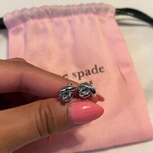 Kate Spade Silver Knot Earrings